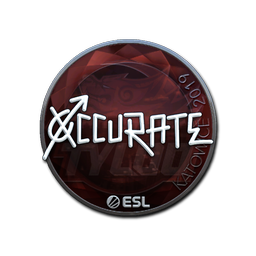 Sticker | xccurate (Foil) | Katowice 2019