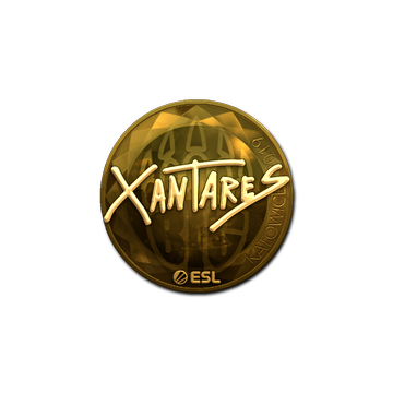 Sticker | XANTARES (Gold) | Katowice 2019