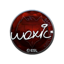 Sticker | woxic (Foil) | Katowice 2019