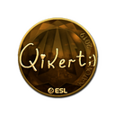 Sticker | qikert (Gold) | Katowice 2019