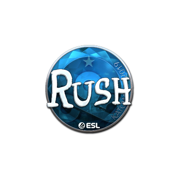 Sticker | RUSH (Foil) | Katowice 2019