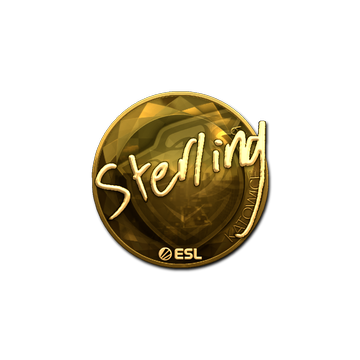 Sticker | sterling (Gold) | Katowice 2019