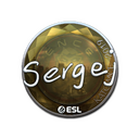 Sticker | sergej (Foil) | Katowice 2019
