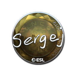 Sticker | sergej (Foil) | Katowice 2019