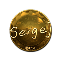 Sticker | sergej (Gold) | Katowice 2019