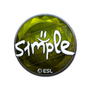 Sticker | s1mple (Foil) | Katowice 2019