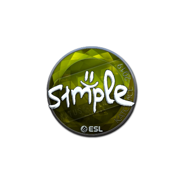 Sticker | s1mple (Foil) | Katowice 2019