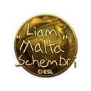 Sticker | malta (Gold) | Katowice 2019