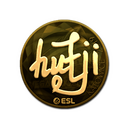 Sticker | hutji (Gold) | Katowice 2019