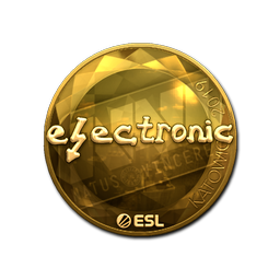 Sticker | electronic (Gold) | Katowice 2019