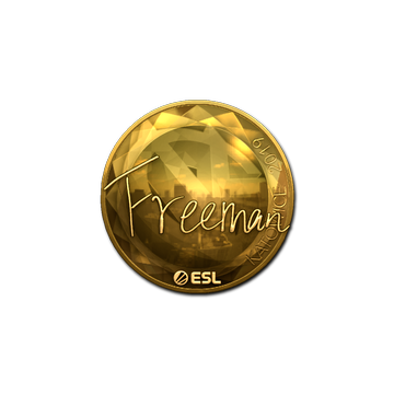 Sticker | Freeman (Gold) | Katowice 2019