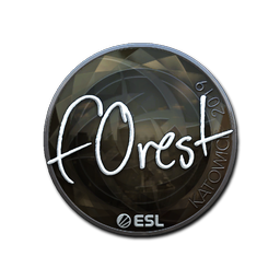 Sticker | f0rest (Foil) | Katowice 2019