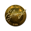 Sticker | flamie (Gold) | Katowice 2019