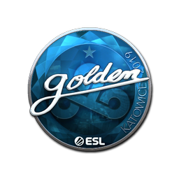 Sticker | Golden (Foil) | Katowice 2019