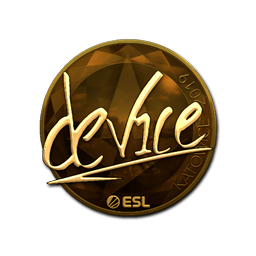 Sticker | device (Gold) | Katowice 2019