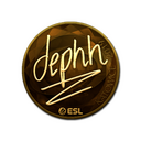 Sticker | dephh (Gold) | Katowice 2019