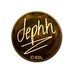 Sticker | dephh (Gold) | Katowice 2019