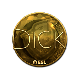 Sticker | DickStacy (Gold) | Katowice 2019