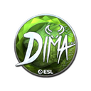 Sticker | Dima (Foil) | Katowice 2019