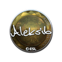 Sticker | Aleksib (Foil) | Katowice 2019