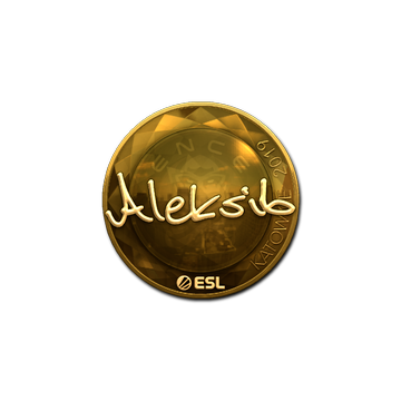 Sticker | Aleksib (Gold) | Katowice 2019