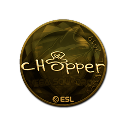 Sticker | chopper (Gold) | Katowice 2019