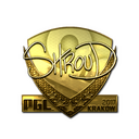 Sticker | shroud (Gold) | Krakow 2017