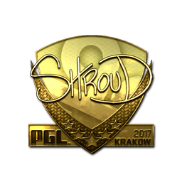 Sticker | shroud (Gold) | Krakow 2017