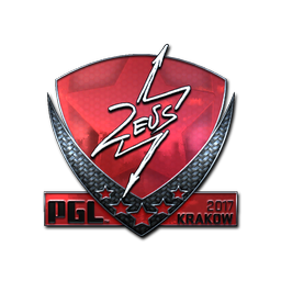 Sticker | Zeus (Foil) | Krakow 2017