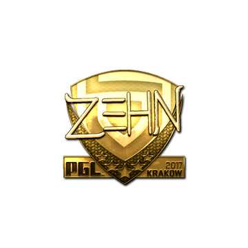 Sticker | zehN (Gold) | Krakow 2017