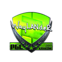 Sticker | wayLander (Foil) | Krakow 2017