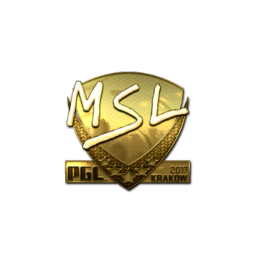 Sticker | MSL (Gold) | Krakow 2017