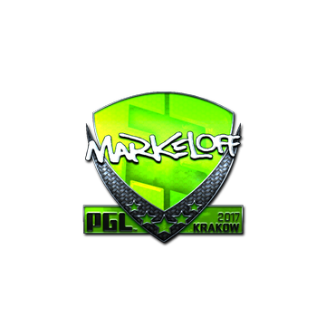 Sticker | markeloff (Foil) | Krakow 2017