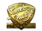 Sticker | hutji (Gold) | Krakow 2017