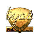 Sticker | byali (Gold) | Krakow 2017