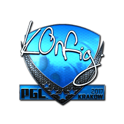 Sticker | k0nfig (Foil) | Krakow 2017