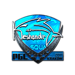 Sticker | keshandr (Foil) | Krakow 2017