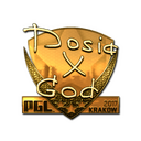 Sticker | Dosia (Gold) | Krakow 2017