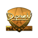 Sticker | dupreeh (Gold) | Krakow 2017