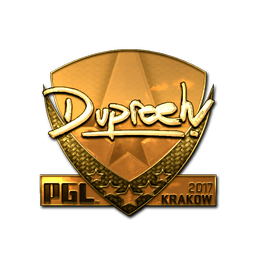 Sticker | dupreeh (Gold) | Krakow 2017