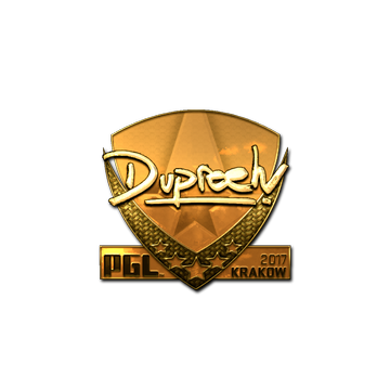 Sticker | dupreeh (Gold) | Krakow 2017