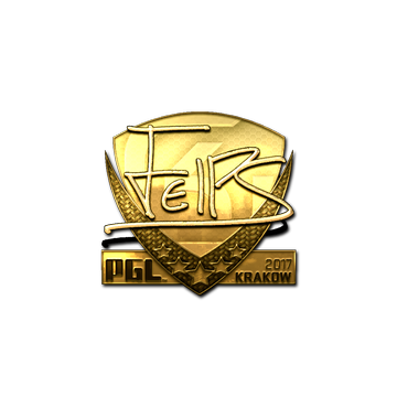 Sticker | felps (Gold) | Krakow 2017