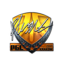 Sticker | flusha (Foil) | Krakow 2017