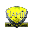 Sticker | flamie (Foil) | Krakow 2017