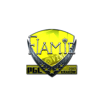 Sticker | flamie (Foil) | Krakow 2017