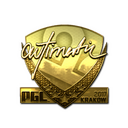 Sticker | autimatic (Gold) | Krakow 2017