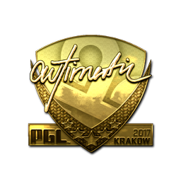 Sticker | autimatic (Gold) | Krakow 2017