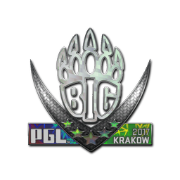 Sticker | BIG (Holo) | Krakow 2017