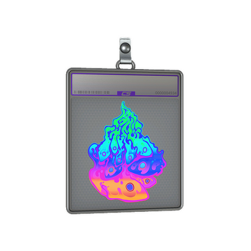 Sticker Slab | Liquid Fire (Holo)