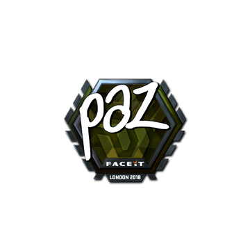 Sticker | paz (Foil) | London 2018